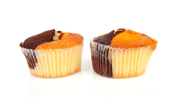 Zwei leckere Cupcakes — Stockfoto