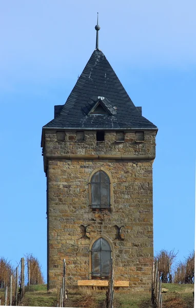 Velho, quadrado, torre — Fotografia de Stock