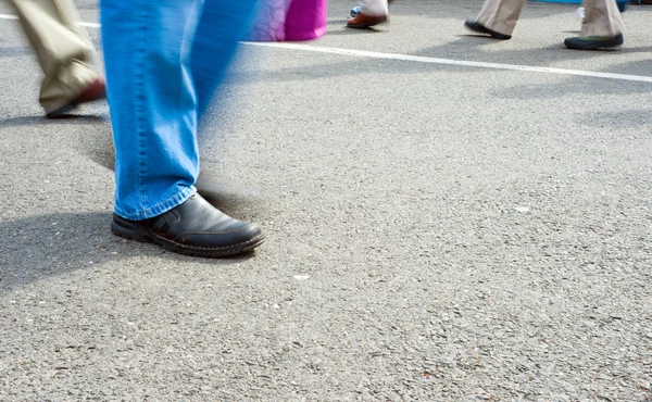 stock image Crowd walking