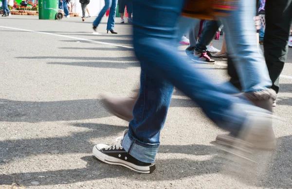 stock image Crowd walking