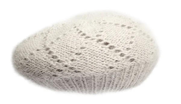 모자 흰색 절연 — 스톡 사진
