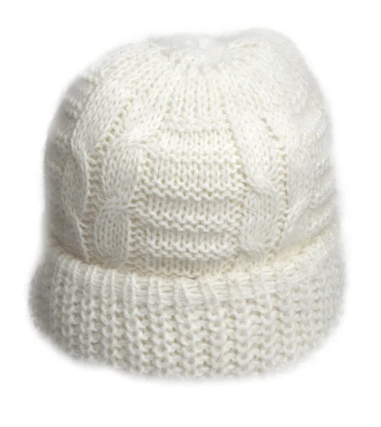 Elszigetelt fehér kalap — Stock Fotó