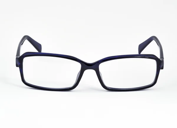 Nowoczesne okulary z refleksji nad białym — Zdjęcie stockowe