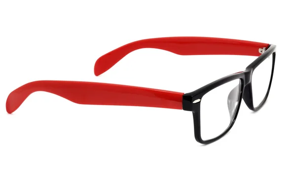 Gafas modernas con reflexión sobre fondo blanco —  Fotos de Stock