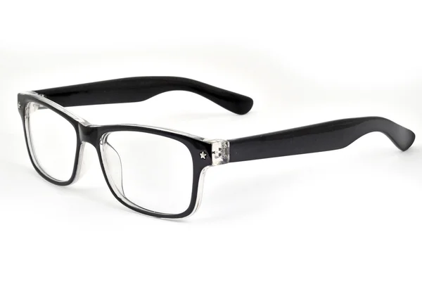 Gafas modernas con reflexión sobre fondo blanco —  Fotos de Stock