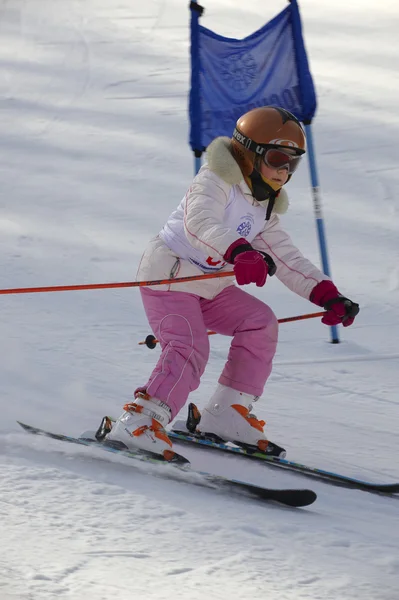 Çocuk Kayak — Stok fotoğraf