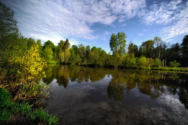 Lama river, Russia, Moscow region — Stock Photo, Image