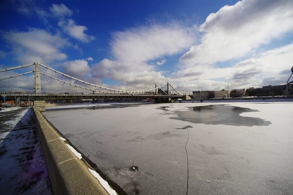 stock image Krymsky Bridge. Moscow. Russia