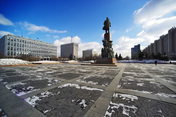 Kaluschskaja-Platz. Moskau. Russland. lizenzfreie Stockfotos