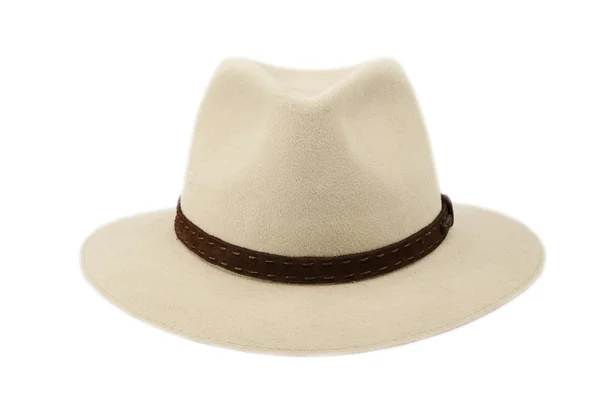 Шляпа изолирована на белом Стоковое Фото