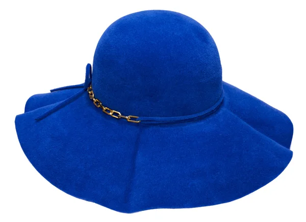 Chapéu feminino isolado em branco — Fotografia de Stock