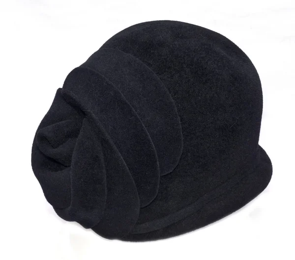 Ženský klobouk izolovaných na bílém — Stock fotografie