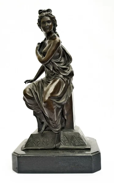 Scultura antica. Bronzo — Foto Stock