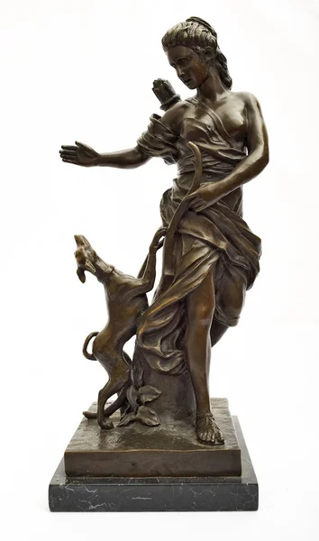 Antieke beeld. brons — Stockfoto