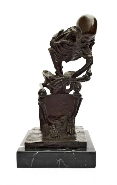 Antike Skulptur. Bronze Stockbild