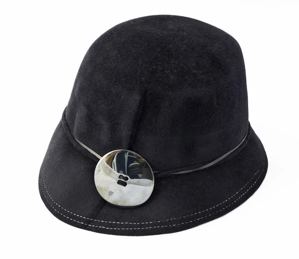Beyaz izole şapka — Stok fotoğraf