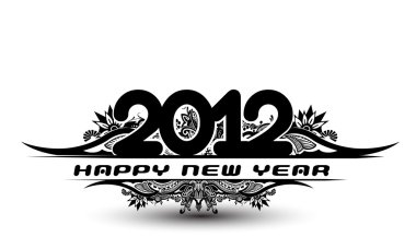 Yeni yıl 2012 arka plan