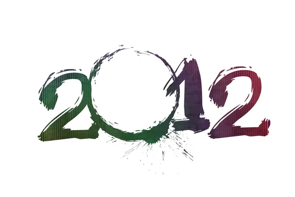 Neues Jahr 2012 — Stockvektor