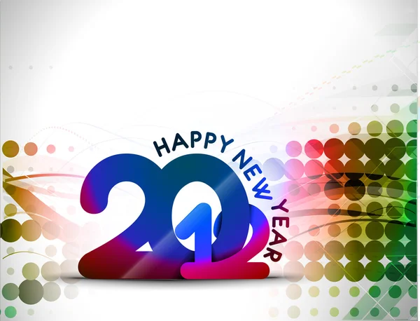 New year 2012 poster design — Stock Vector