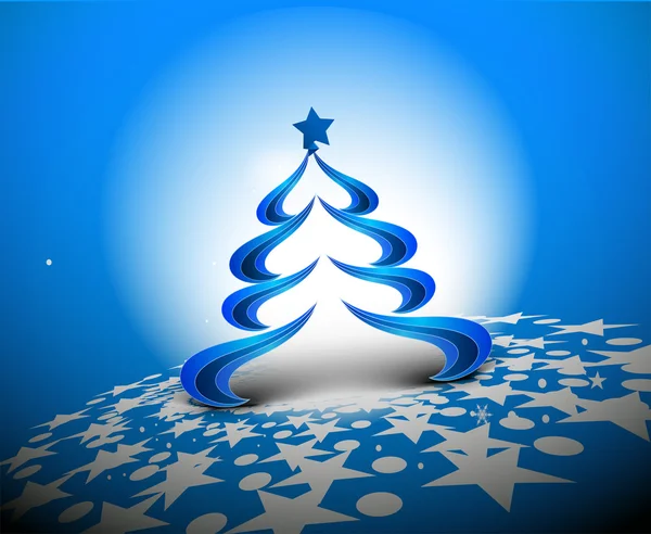 Noel ağacı arka plan — Stok Vektör