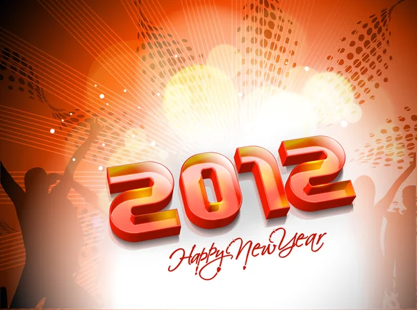 Happy new year 2012 — Stock Vector