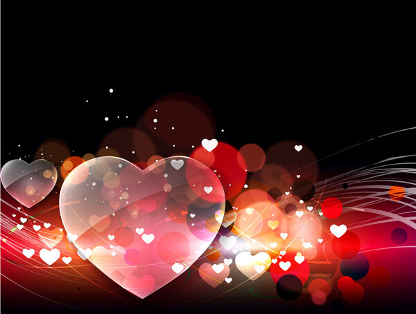 Abstract valentines day background
