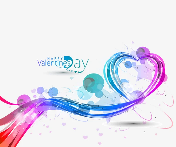 Résumé fond de la Saint Valentin — Image vectorielle