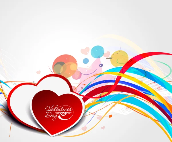 Abstract valentines day background — Stock Vector