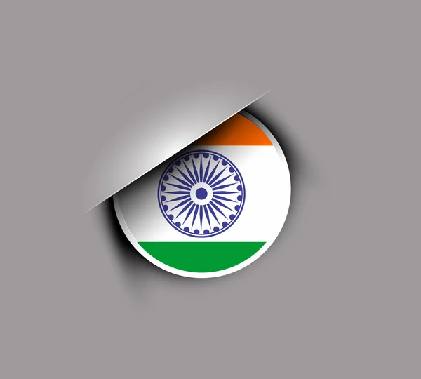 Drapeau Inde — Image vectorielle