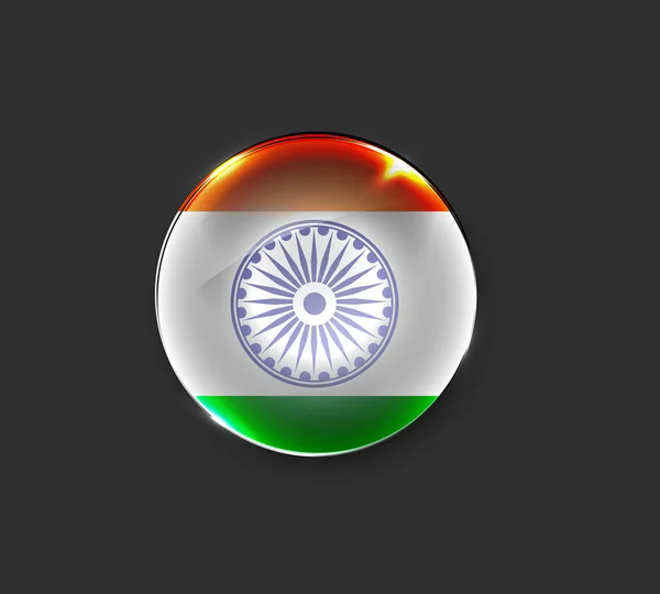 Флаг Индии — стоковый вектор