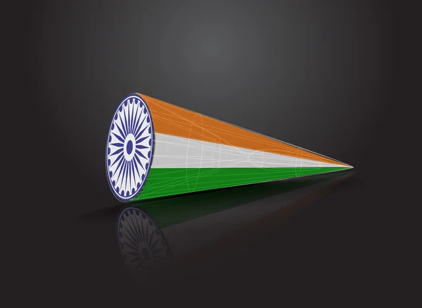 Bandeira Índia —  Vetores de Stock