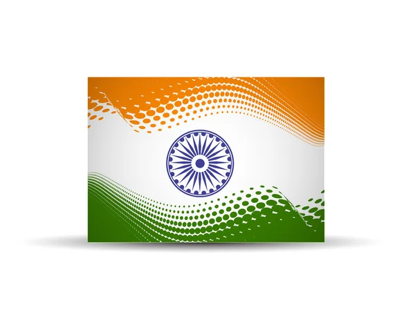 Vlag van India — Stockvector