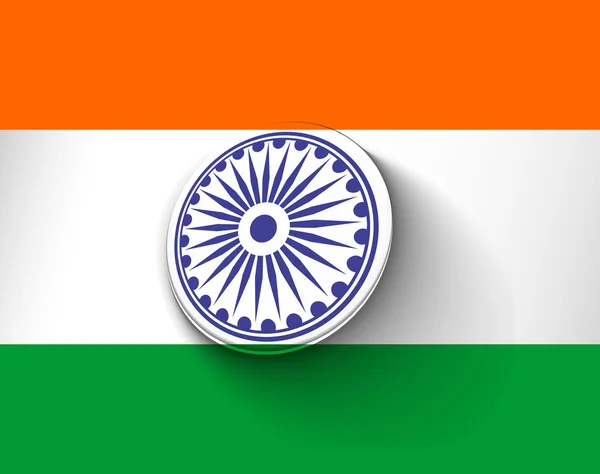Flaga indii — Wektor stockowy