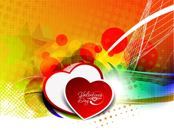 Abstract valentines day background — Stock Vector
