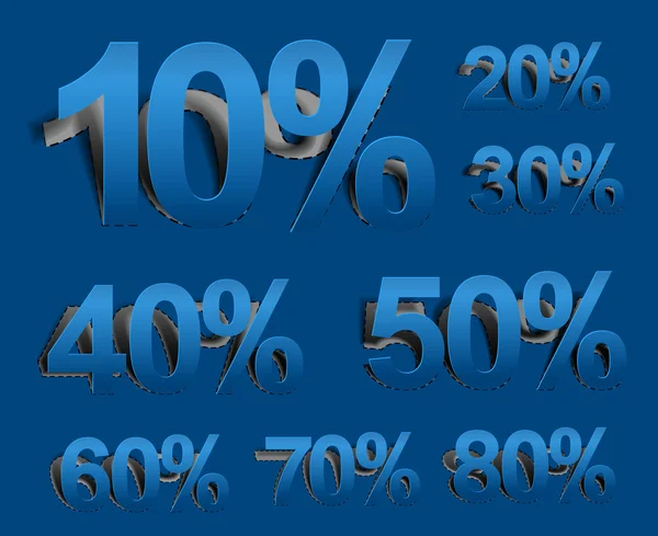 Sale percents icon design — Stock Vector