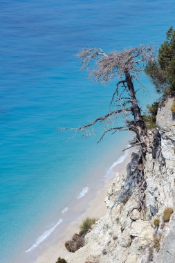Egremni beach, Lefkada, Greece clipart