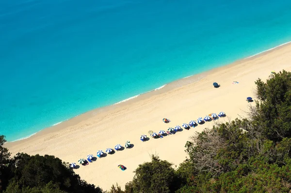Egremni strand i Lefkada, Grækenland - Stock-foto