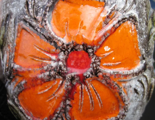 Keramische Oberfläche, Blume — Stockfoto