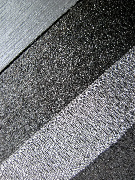 Schwarze und silberne Oberfläche — Stockfoto