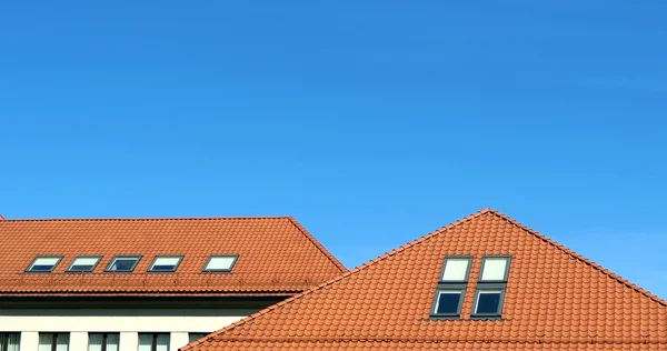 Rote Dächer — Stockfoto