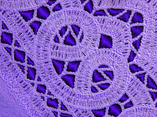 Violet lace fabric — Stock Photo, Image