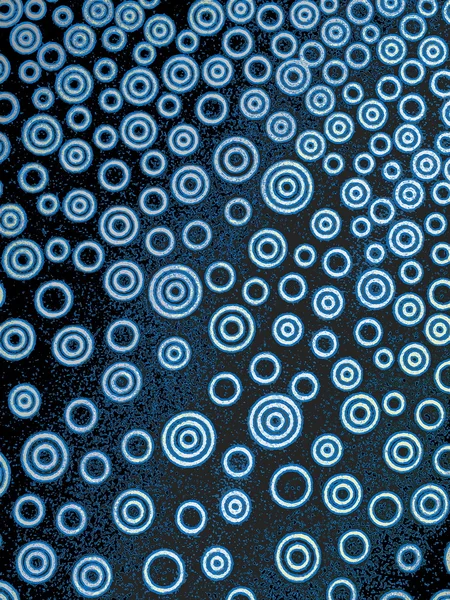 Fabric with blue balls — Stock Photo, Image