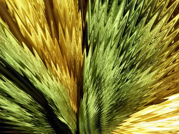 Green and golden color