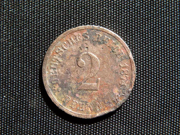 Старі монети Німеччини — стокове фото