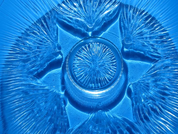 Синее стекло — стоковое фото
