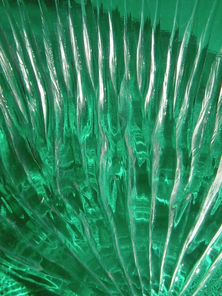 Grönt glas abstrakt — Stockfoto