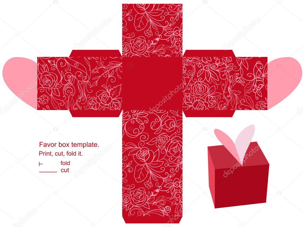 Gift box template Stock Vector Image by ©yaskii #10500529