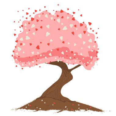 Heart tree clipart