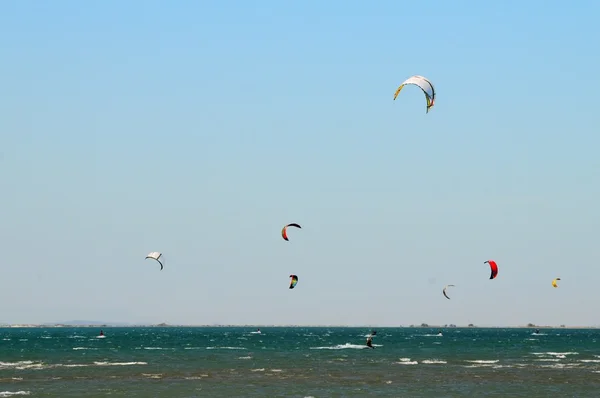 Kitesurfing — Stockfoto