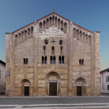 The Basilica of San Michele Maggiore in Pavia clipart